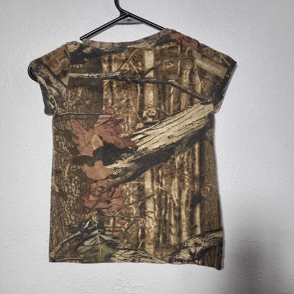 Mossy Oak Breakup Infinity Camo T-Shirt - Girls' Medium - Picture 2 of 5